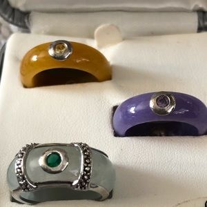 3 Ring set Size 6 1/2